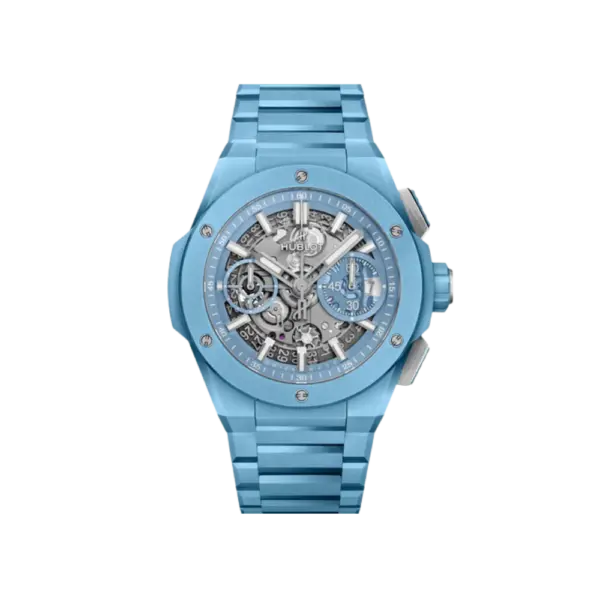Hublot Big Bang INTEGRATED SKY BLUE CERAMIC Ref# 451.EX.5120.EX