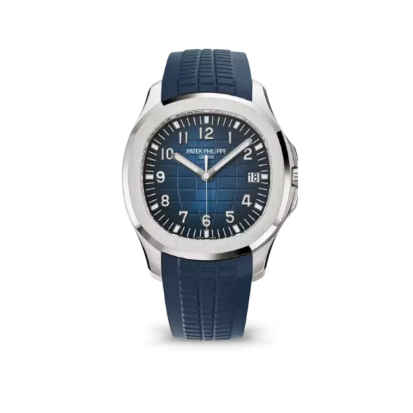 Patek Philippe Aquanaut Blue Dial 18K White Gold Men’s Watch 5168G-001