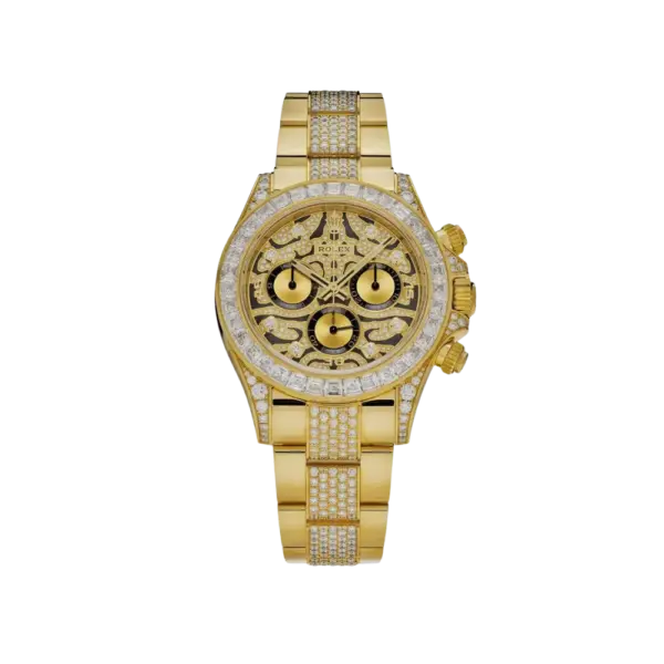 Rolex Daytona &#039;Eye of the Tiger&#039; 116598TBR Yellow Gold Diamond Accents