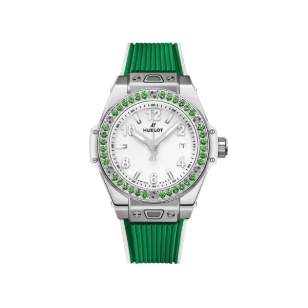 Big Bang One Click Joyful Steel Apple Green Ref. 485.SG.2210.RX.1222