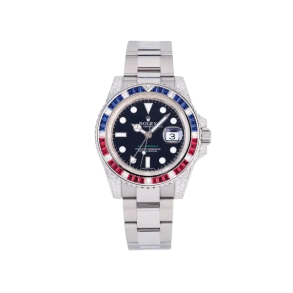 Rolex GMT-Master II 116759SARU White Gold Black Dial