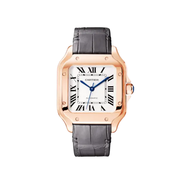 Santos de Cartier Medium Automatic Gold Watch