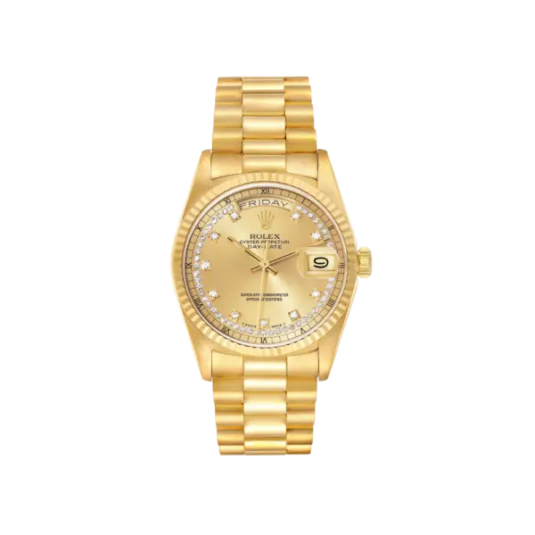 Rolex Day-Date 36 Ref. 18238 Diamond Dial