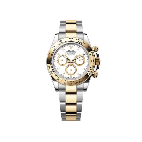 Rolex Daytona Steel &amp; Gold White Dial 116503