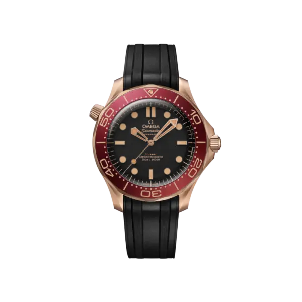 Seamaster Diver 300M 42 Bronze Gold On Rubber Strap Ref. 210.92.42.20.01.003