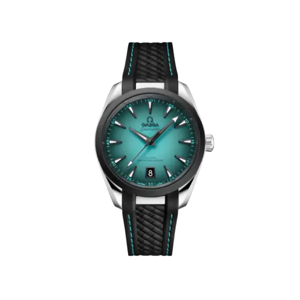 Seamaster Aqua Terra 150M 38 mm, steel on rubber strap Ref. 220.32.38.20.03.001