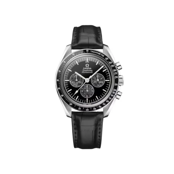 Speedmaster Calibre 321 42 Platinum On Leather Strap Ref. 311.93.42.30.99.001