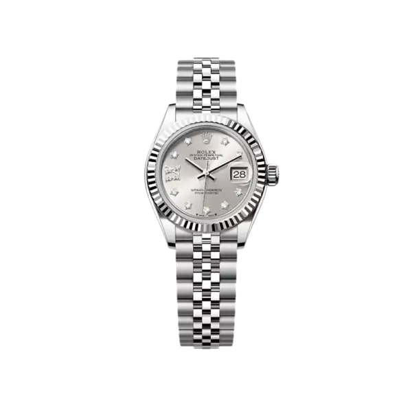 Rolex Lady-Datejust 28 Ref 279384RBR-0007 Oystersteel White Gold