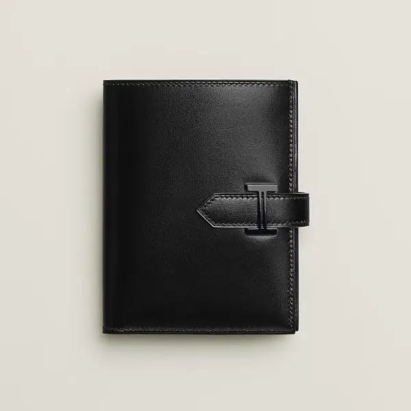 Hermes Bearn Compact Monochrome Wallet