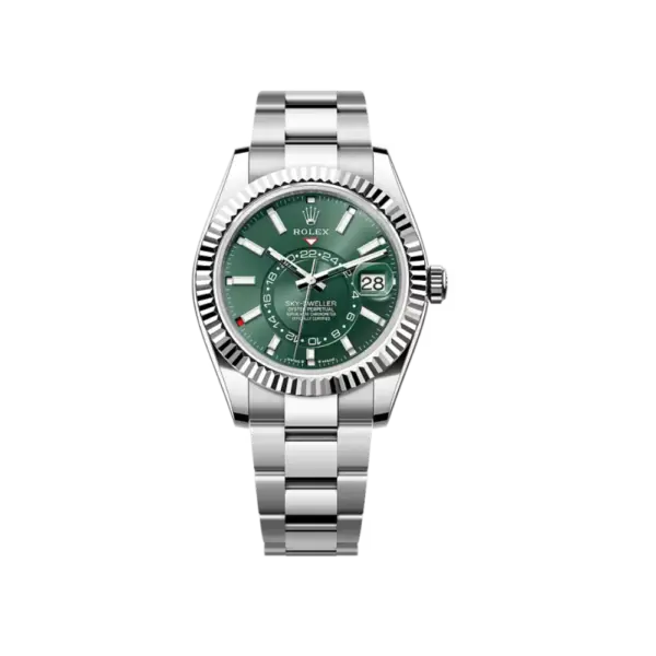 Sky-Dweller Oyster, 42 mm, Oystersteel And White Gold Reference 336934-0001